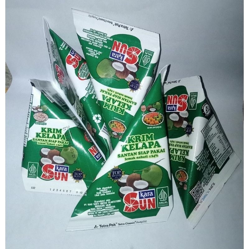 

santan sun karra 65mili PAKET 5PCS