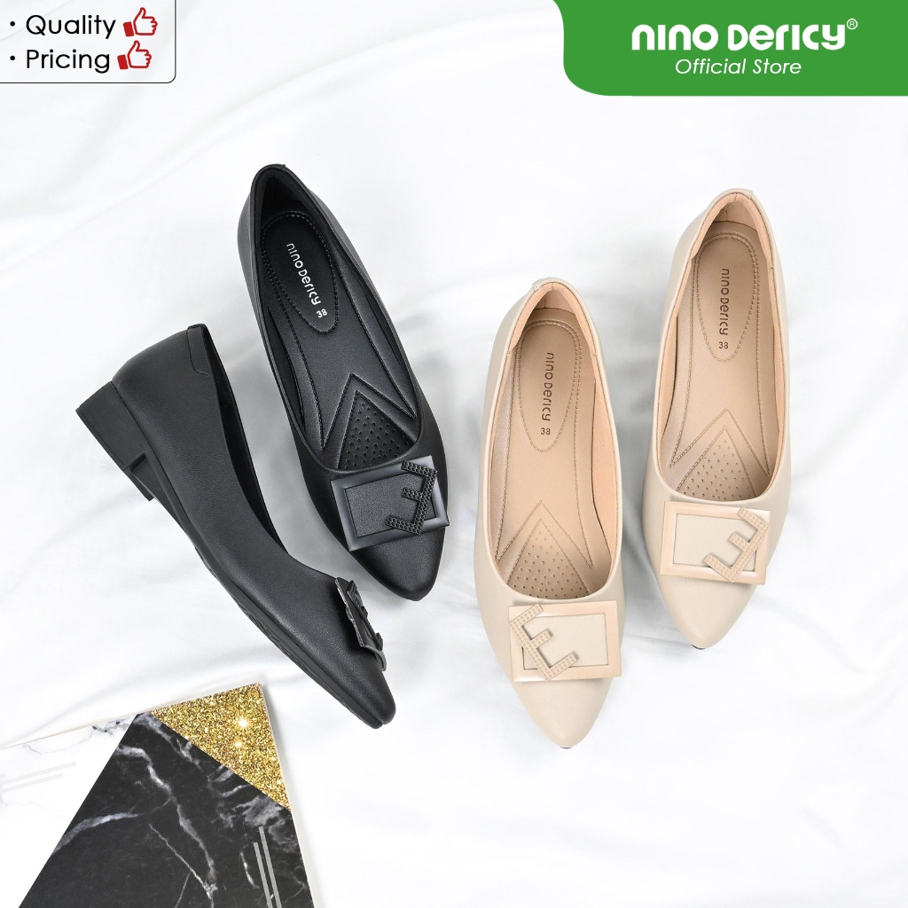 NINO DERICY Flat Shoes Wanita / Sepatu Flat Wanita (NRA 305)