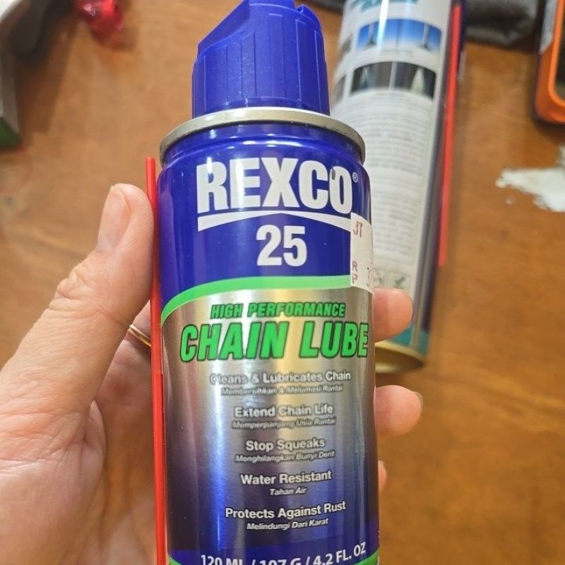 pelumas rantai rexco 25 / chain lube rexco 25 120ml / oli rantai 120ml rexco 25