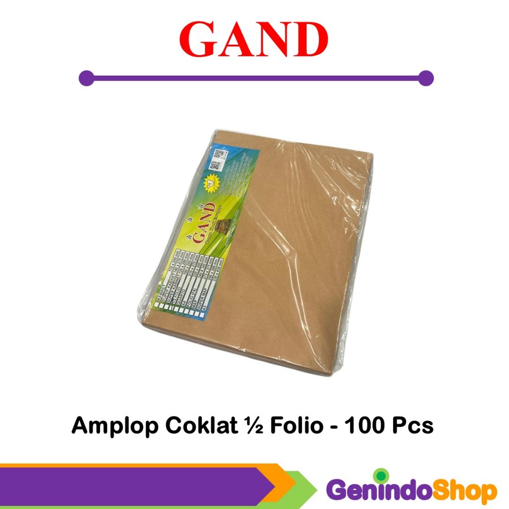 

Amplop Coklat (1/2 Folio) 190x250mm