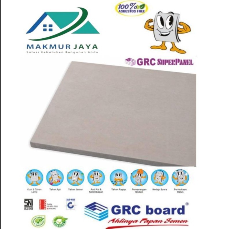 GRC SUPERPANEL GRC 9mm - GRC 12 mm - Aplikasi untuk Dinding Luar