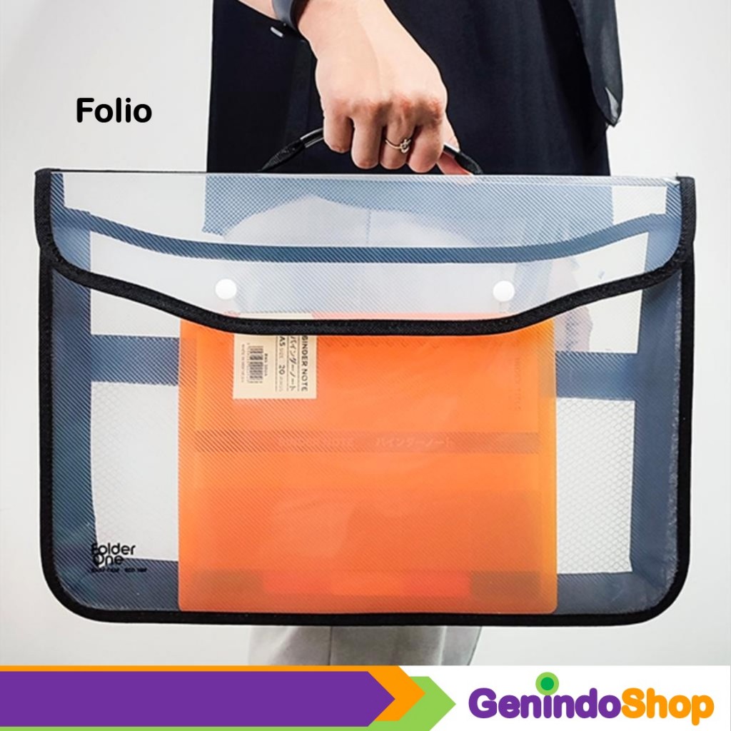 

Map Plastik School Bag / Briefcase F4 (Folio) Folderone