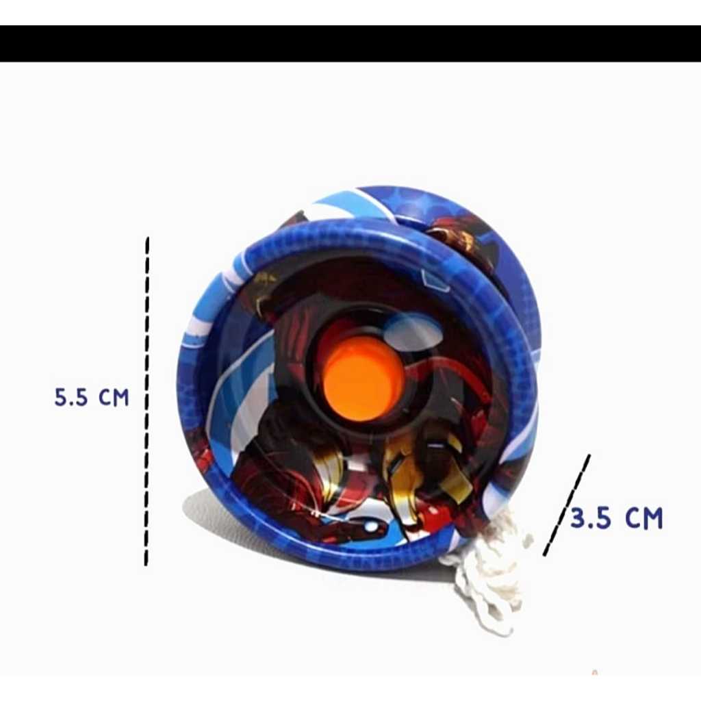 Yoyo Full Besi Superhero warna mura YOYO METAL SUPERHERO