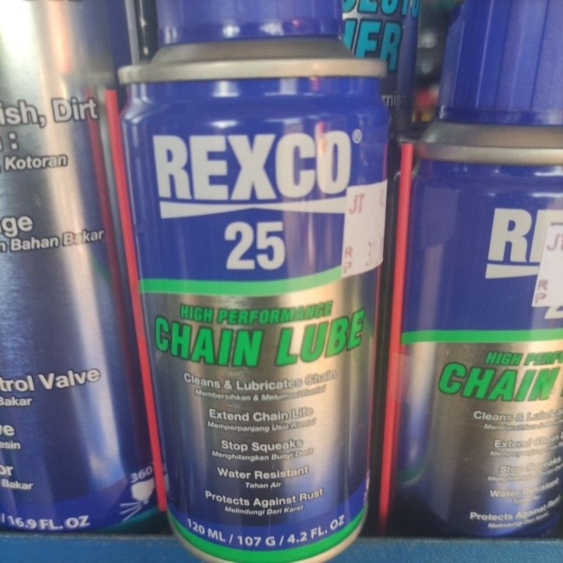 pelumas rantai rexco 25 / chain lube recxo 25 120ml / oli rantai 120ml rexco 25 chainlube