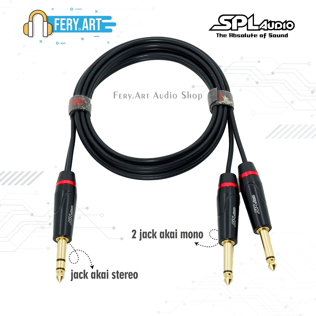 Kabel jack Insert Akai Stereo Ke 2 Akai Mono SPL Audio