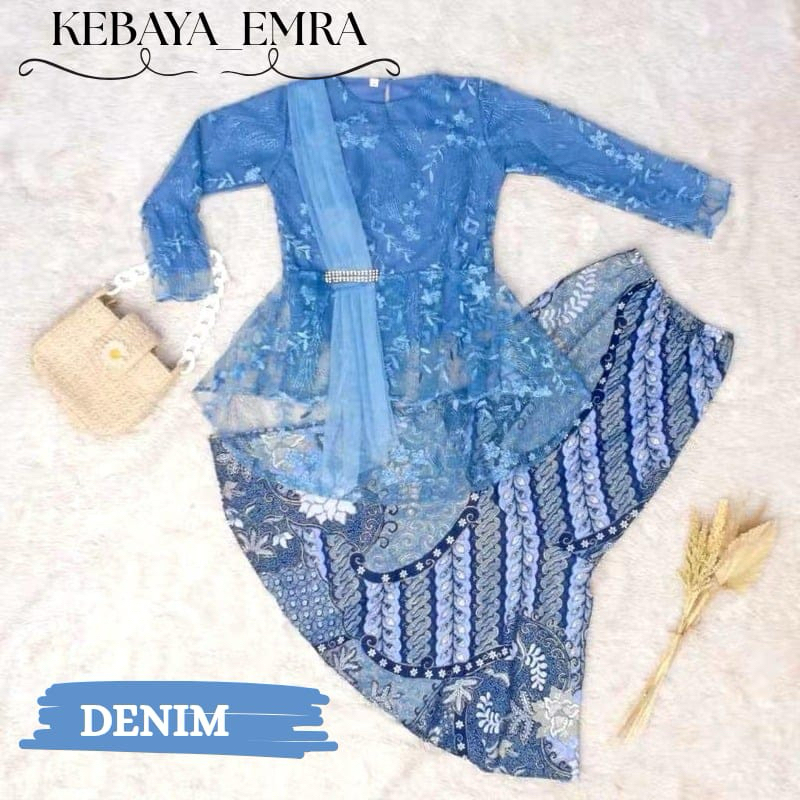SETELAN BAJU SET KEBAYA MODERN ANAK PEREMPUAN  SELENDANG LENGAN  PANJANG ROK DUYUNG BUAT 4-14 tahunn