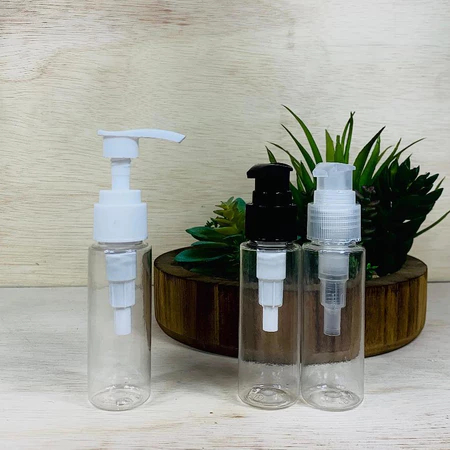 Botol Pump 50 Ml RF NATURAL / Botol Lotion Pump 50 Ml / Botol Sabun 50 Ml