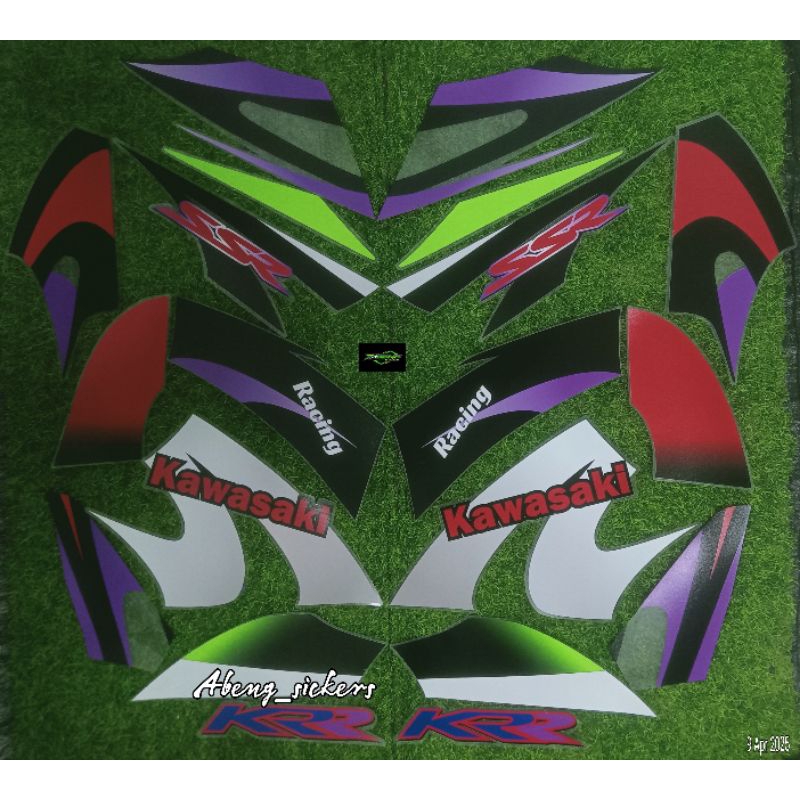 STRIPING TRANSPARAN KRR SSR NINJA 150 DESAIN CUSTOM
