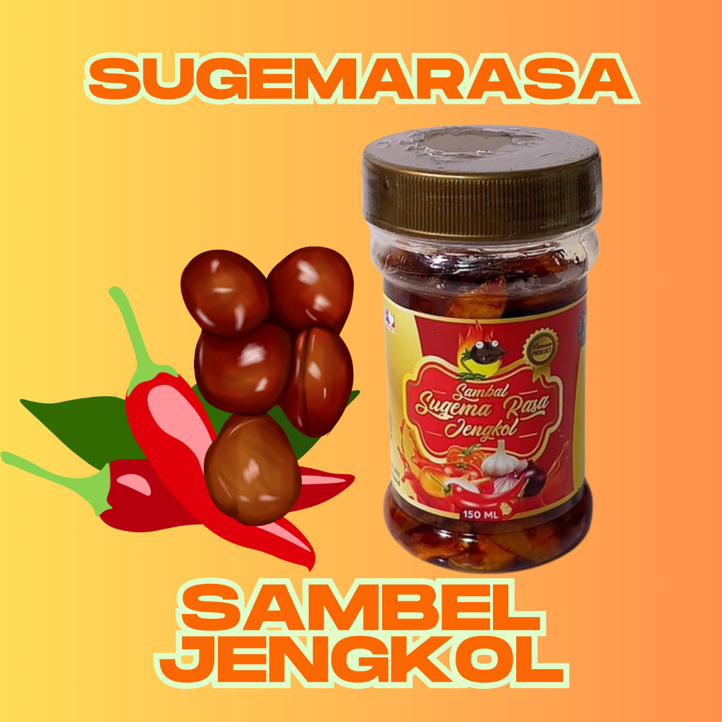 

Sambal Jengkol Sugema Rasa, Pedas dan Nikmat, Siap Makan, Lauk Tahan Lama
