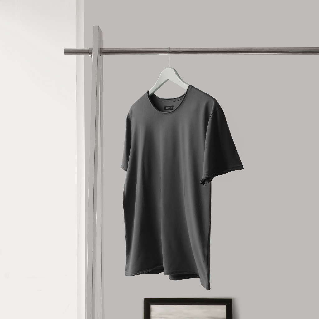 SNMS Project Raw edge unfinished T-shirt Kaos Pantai