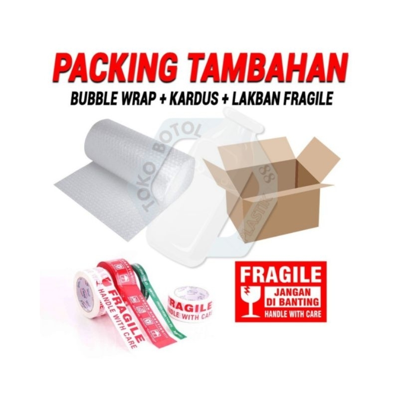 

TAMBAH PACKING DUS + BUBBLEWRAP