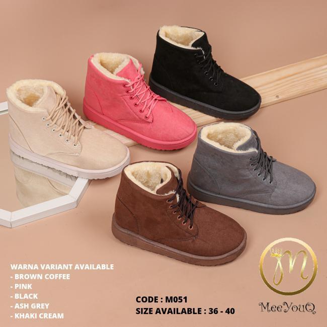 LIVE BOOTS IMPORT WANITA SEPATU WINTER - SEPATU BOOT M051