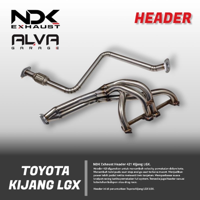 NDK KNALPOT KIJANG LGX HEADER RACING KIJANG TIPE 421 PNP KNALPOT MOBIL KIJANG RACING NDK EXHAUST