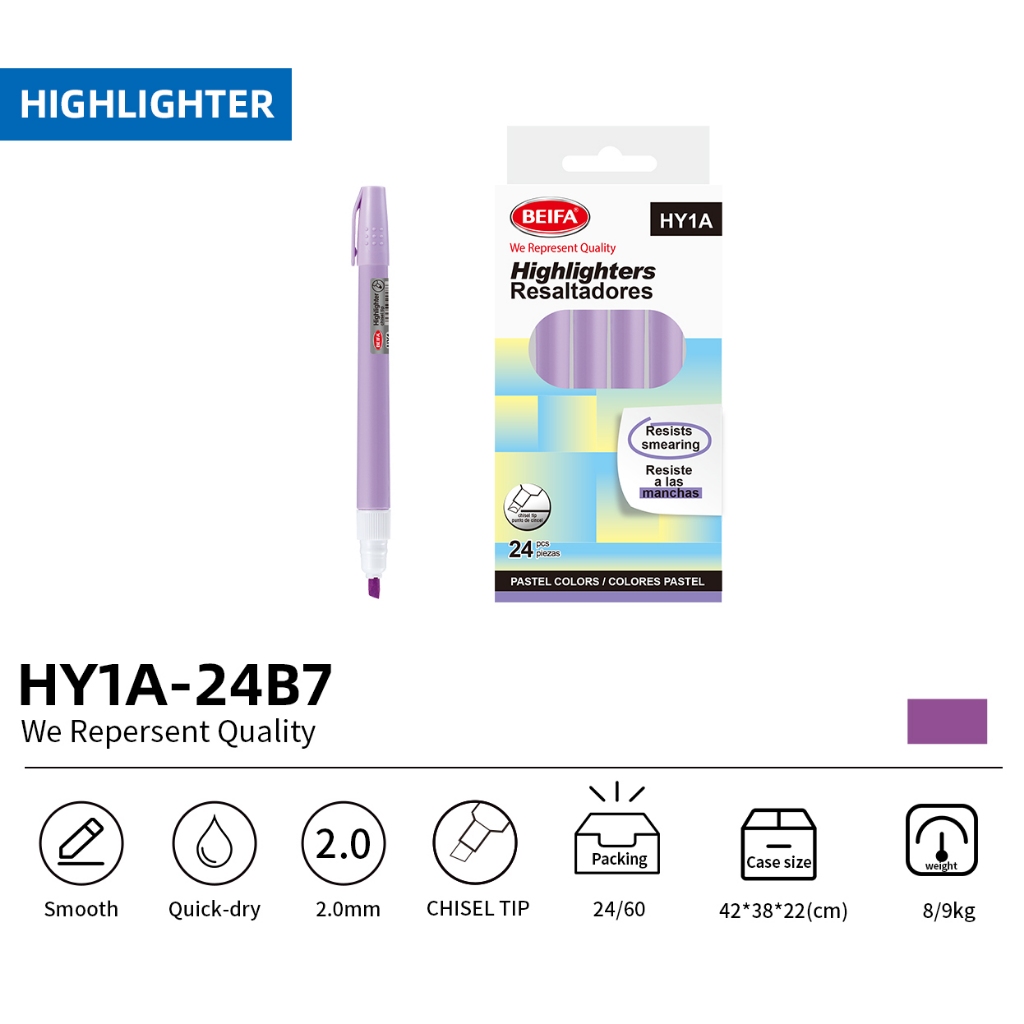 

Jual Produk Beifa Highlighter Penanda Teks Warna Cerah Neon - Tajam & Tahan Lama HY1A ''