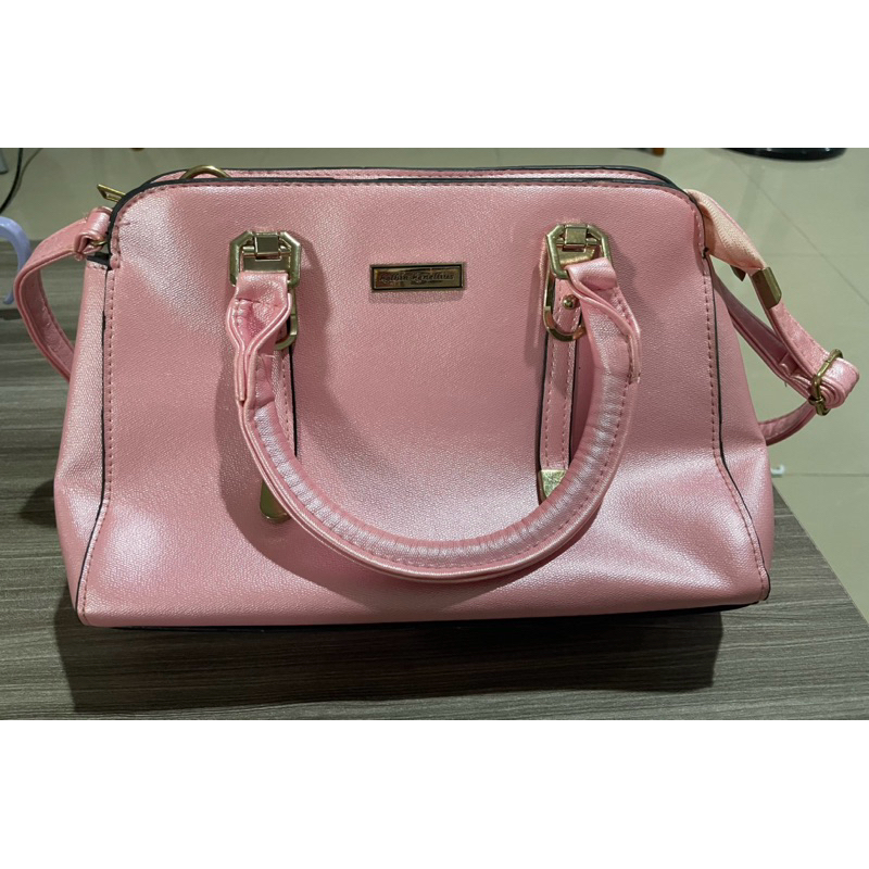 preloved tas wanita warna pink
