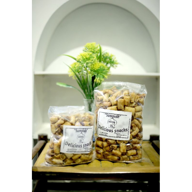 

wiw (GRATIS ONGKIR) CEMILAN SUMPIA UDANG ASLI MURAH 1000Gram [COD]