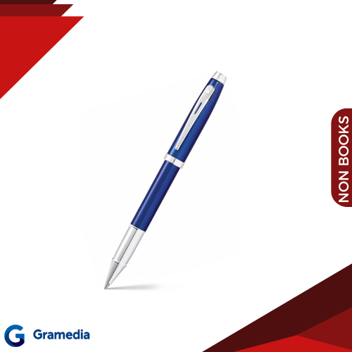 

Gramedia Medan - Sheaffer SGC 100 glossy blue rollerball (tinta cair)