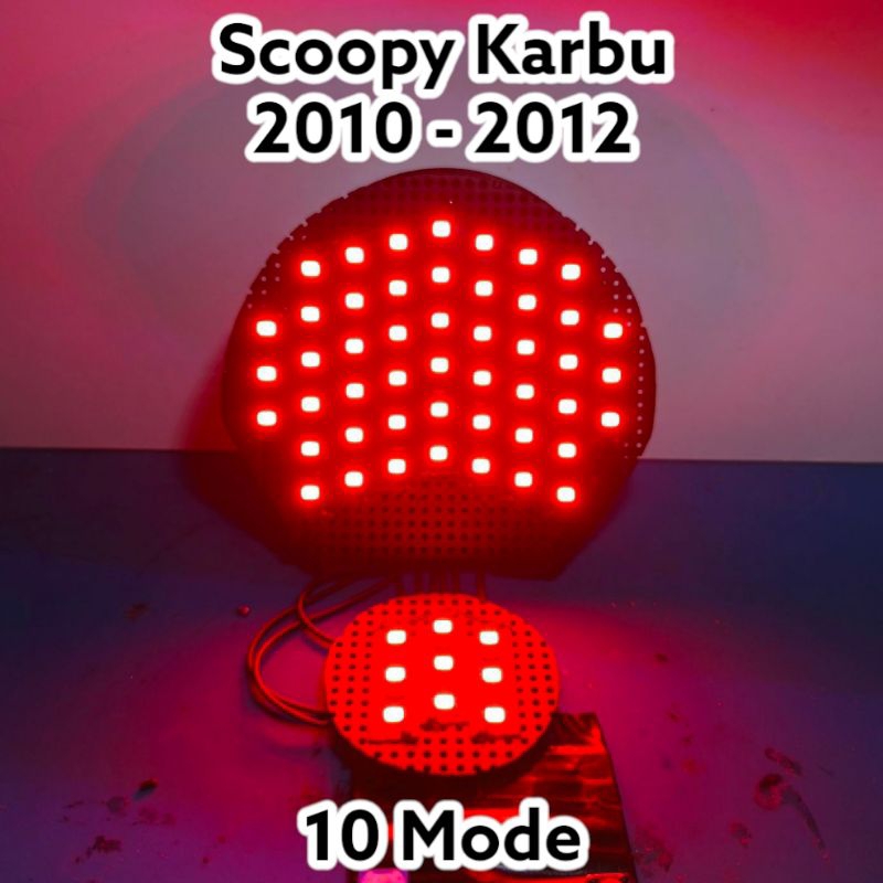 Stoplamp Running Scoopy Karbu 2010 2011 2012 wajib dc 10 mode auto/manual