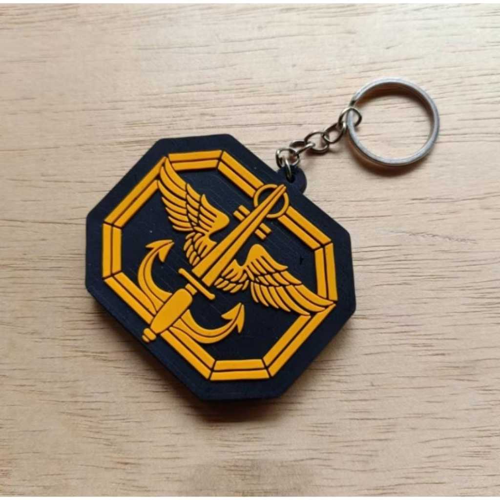 Gantungan Kunci Logo Komando Kopassus Gaci Rubber Aksesoris Karet / Gantungan Tas Kopassus