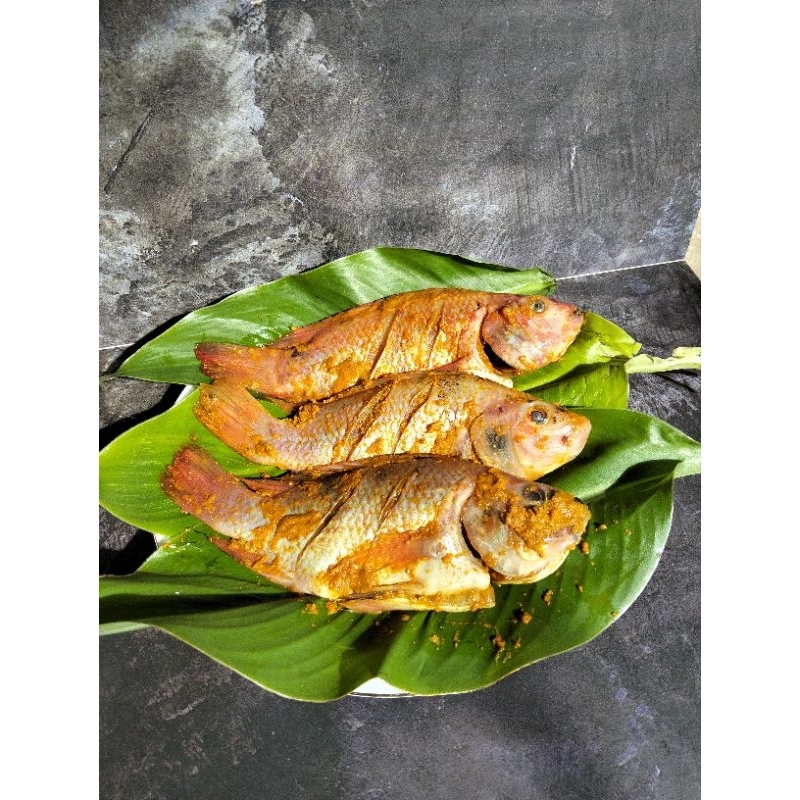 

Ikan Nila bumbu kuning isi 3