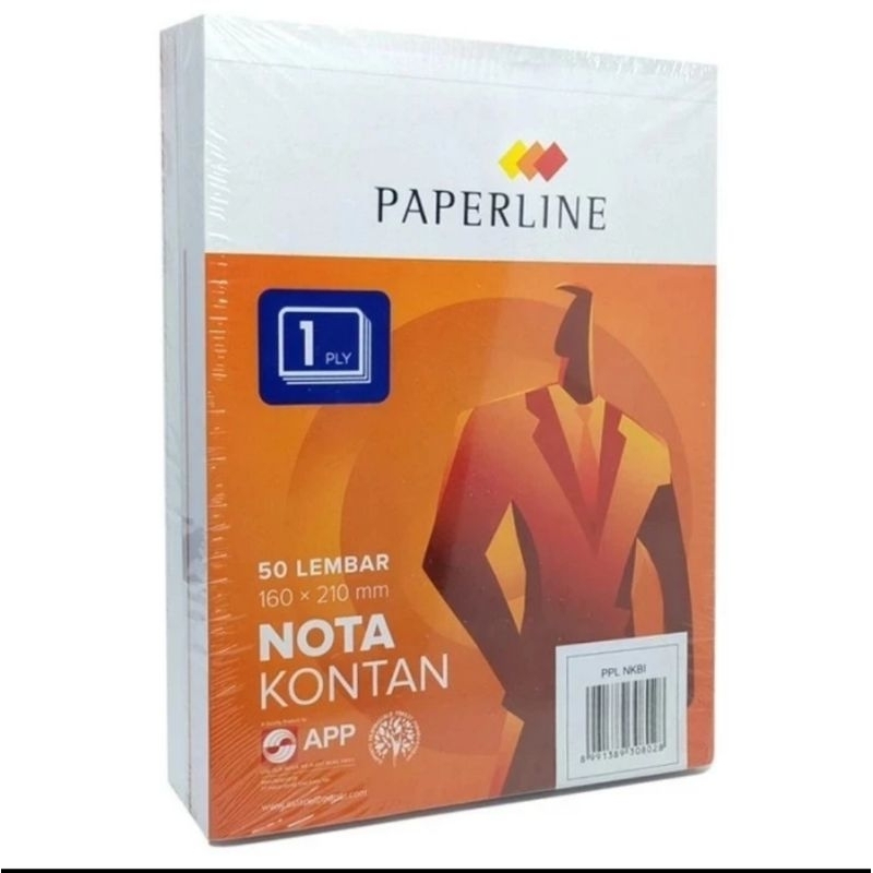 

Nota Kontan B1 Paperline Besar 1 Ply (10 Buku)
