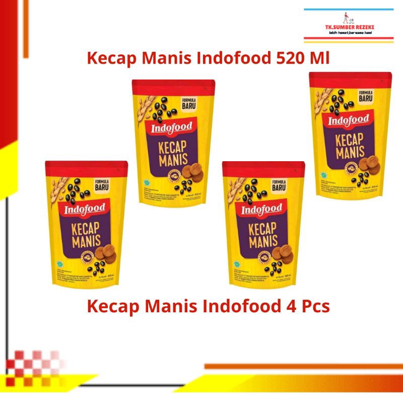 

[PAKET HEMAT ISI 4] Kecap Manis Indofood 520 Ml PROMO MURAH/ Indofood Kecap Manis 520 Ml PROMO MURAH