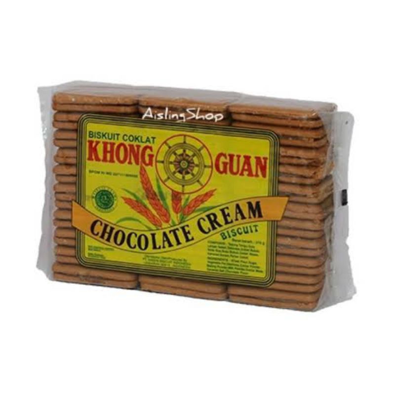 

KHONG GUAN CHOCOLATE CREAM BISCUIT BISKUIT NETTO 275 GR