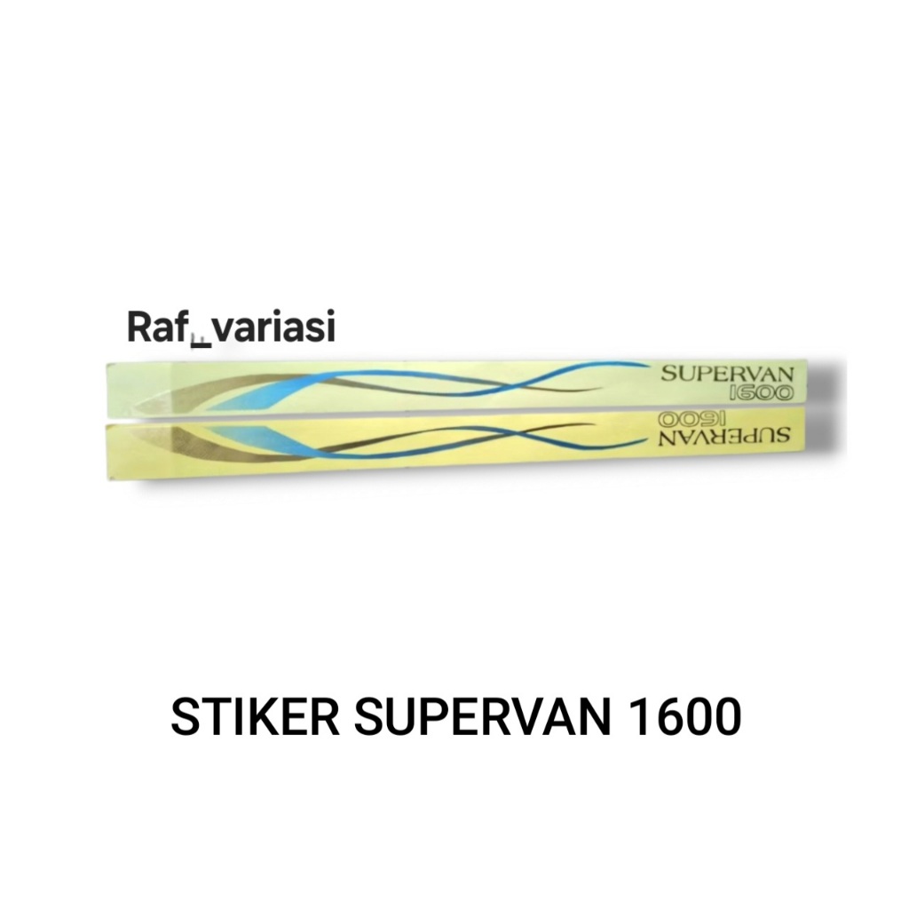 stiker zebra espass supervan 1.6 / sticker espass 1.6 1600 / stiker daihatsu espass zebra