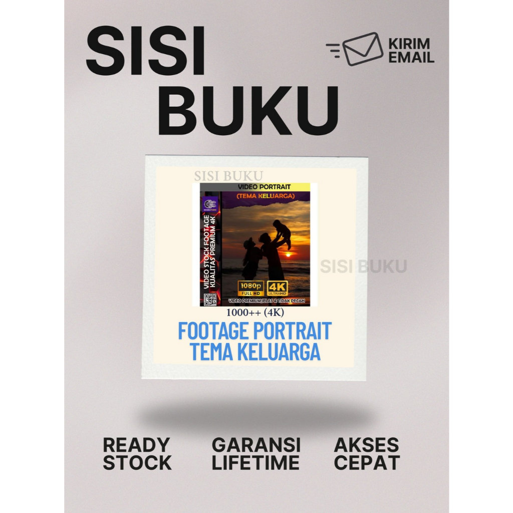 [T-155] 1000++ (4K) Footage Portrait Tema Keluarga - Untuk Bahan Upload Youtube