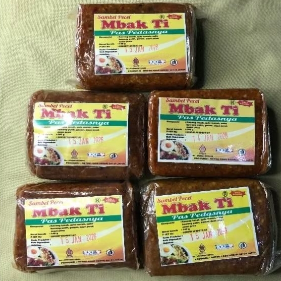 

Sambel Pecel Mbak Ti Asli Kediri - 140gr - Sambel Khas Kediri, Pedas Gurih Nikmat!