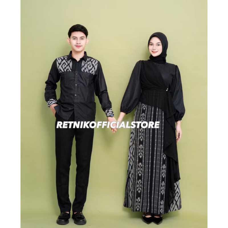 Karina Couple Tenun Baju Couple Keluarga Baju Kondangan