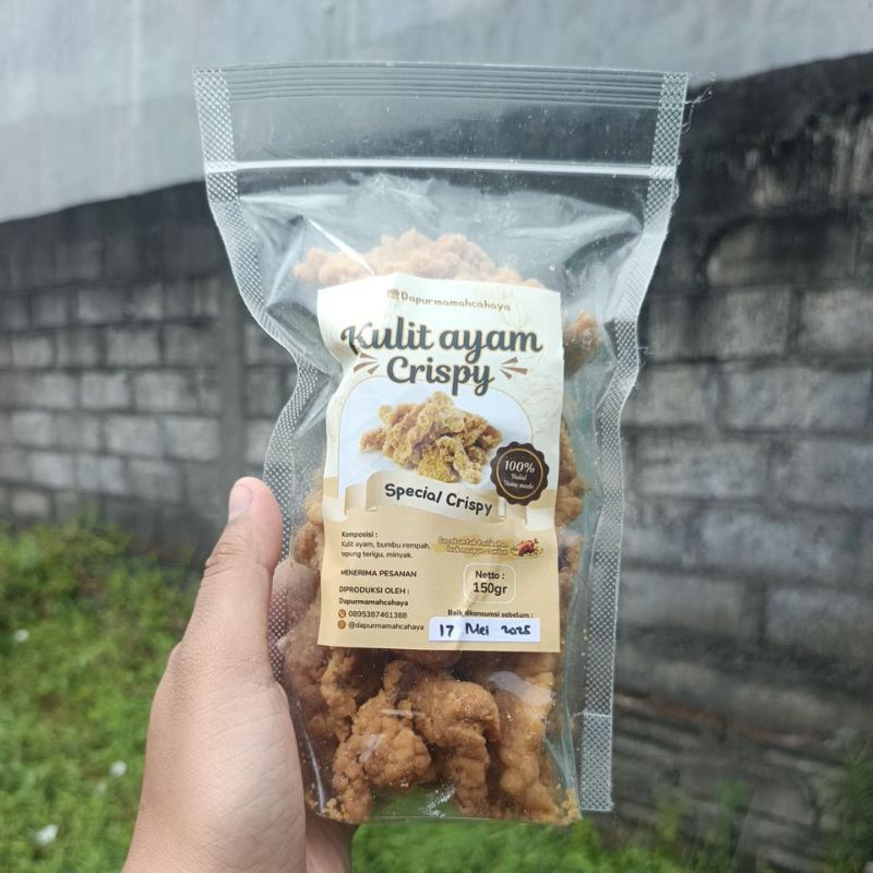 

Kulit Ayam Crispy 150gram By Dapurmamahcahaya