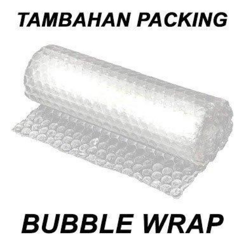 

BUBBLE WRAP PENGAMAN TAMBAHAN PAKET PENGIRIMAN