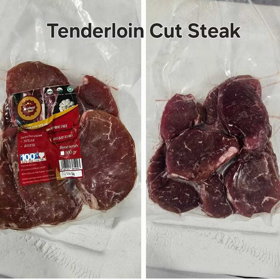 

Has Dalam Daging Sapi Organik - Tenderloin Cut Steak Organic Grassfed 500gr