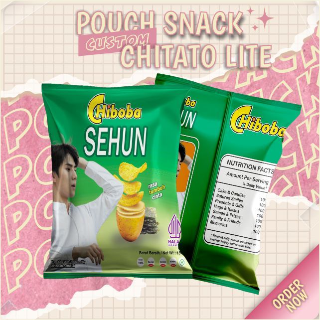 Snack Pouch Jumbo Custom Chitato Lite
