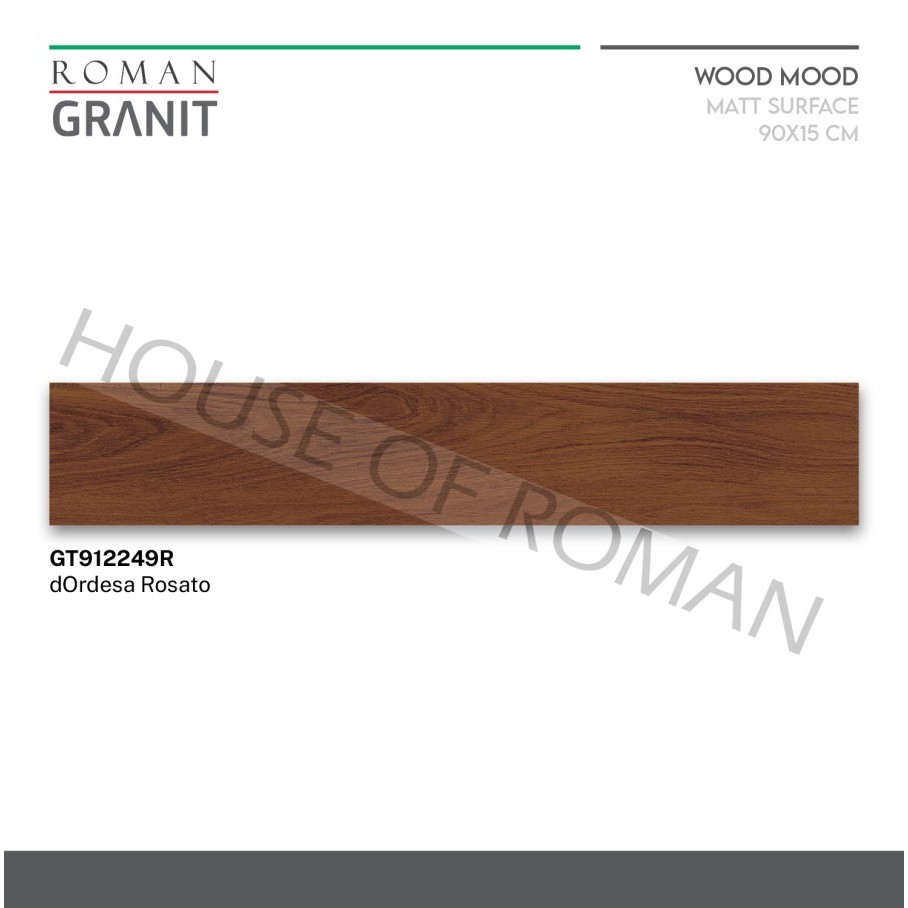 Roman Granit Wood Mood GT912249R - dOrdesa Rosato 90x15 granit kayu keramik kayu murah lantai kayu a
