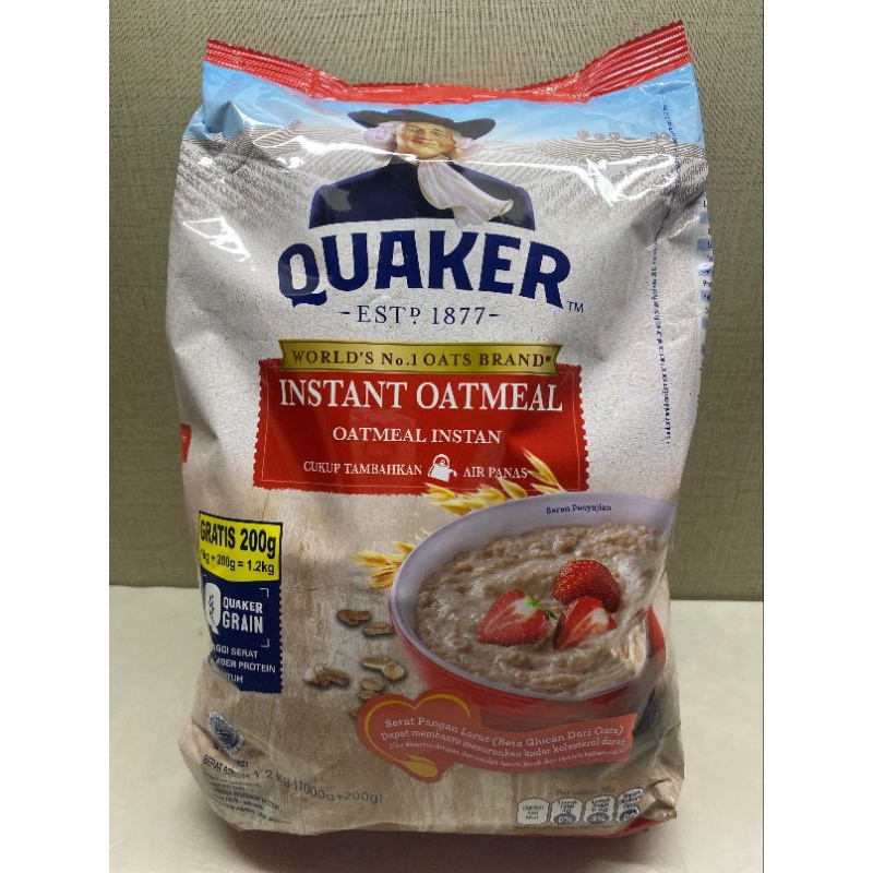 

quaker instant oatmeal 1200 g 1,2kg