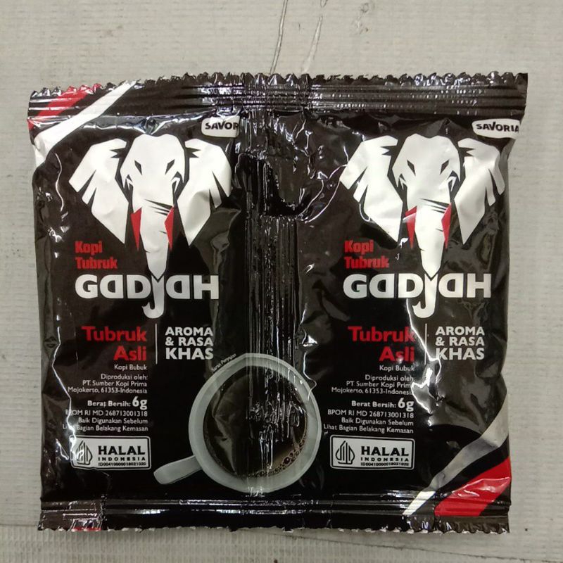 

Kopi Tubruk Gadjah Asli 6gr