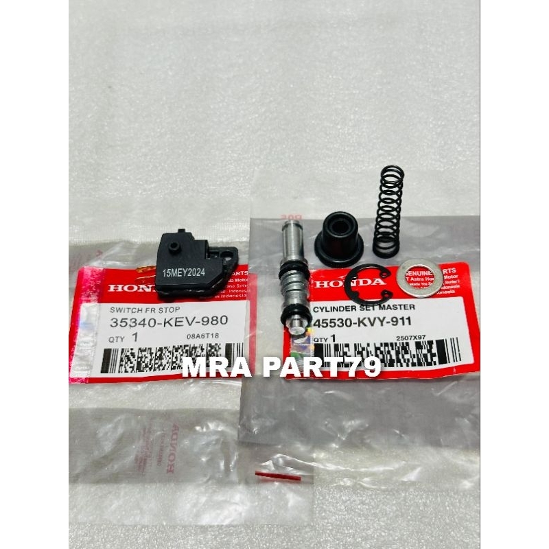 Seal master rem kanan KVY+Switch rem depan KEV-980 Vario 125 fi old 2012-2017, Vario 125 esp led 201