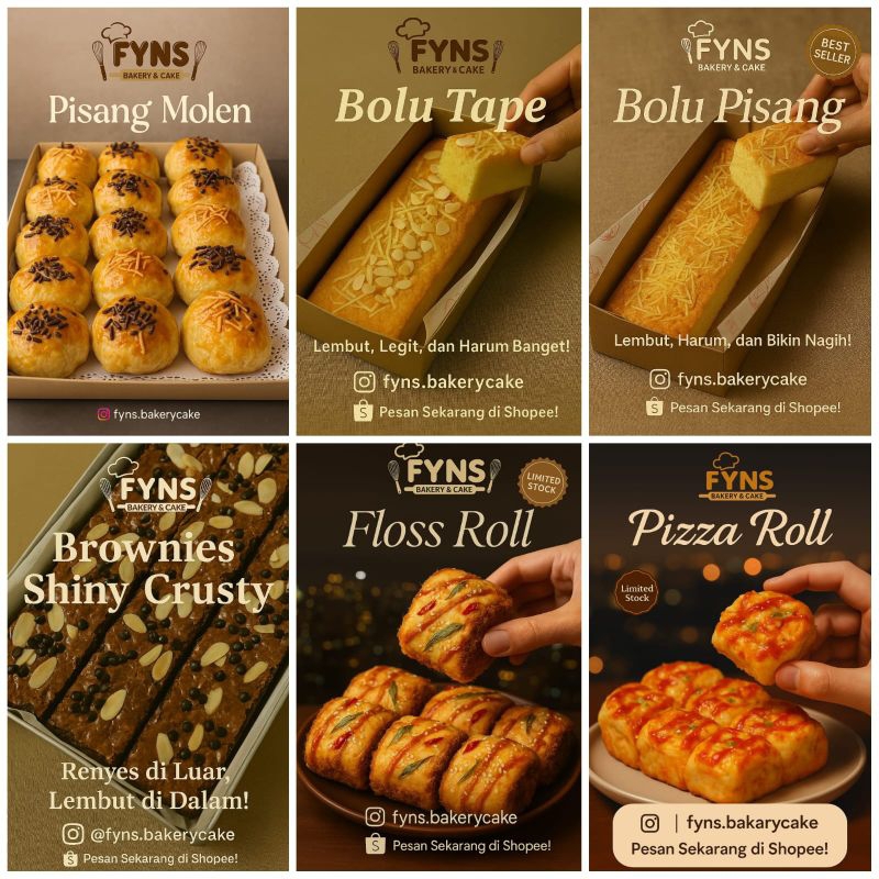 

Kue tradisional/oleh-oleh/Aneka kue/Floss Roll/Pizza Roll/Bolu Pisang/Brownies Shiney/Pai Brownies/Pai Susu/Bolu Tape/Klapertart/Kue Sus/Almond Cheese/Aneka kue/bolu/aneka snack
