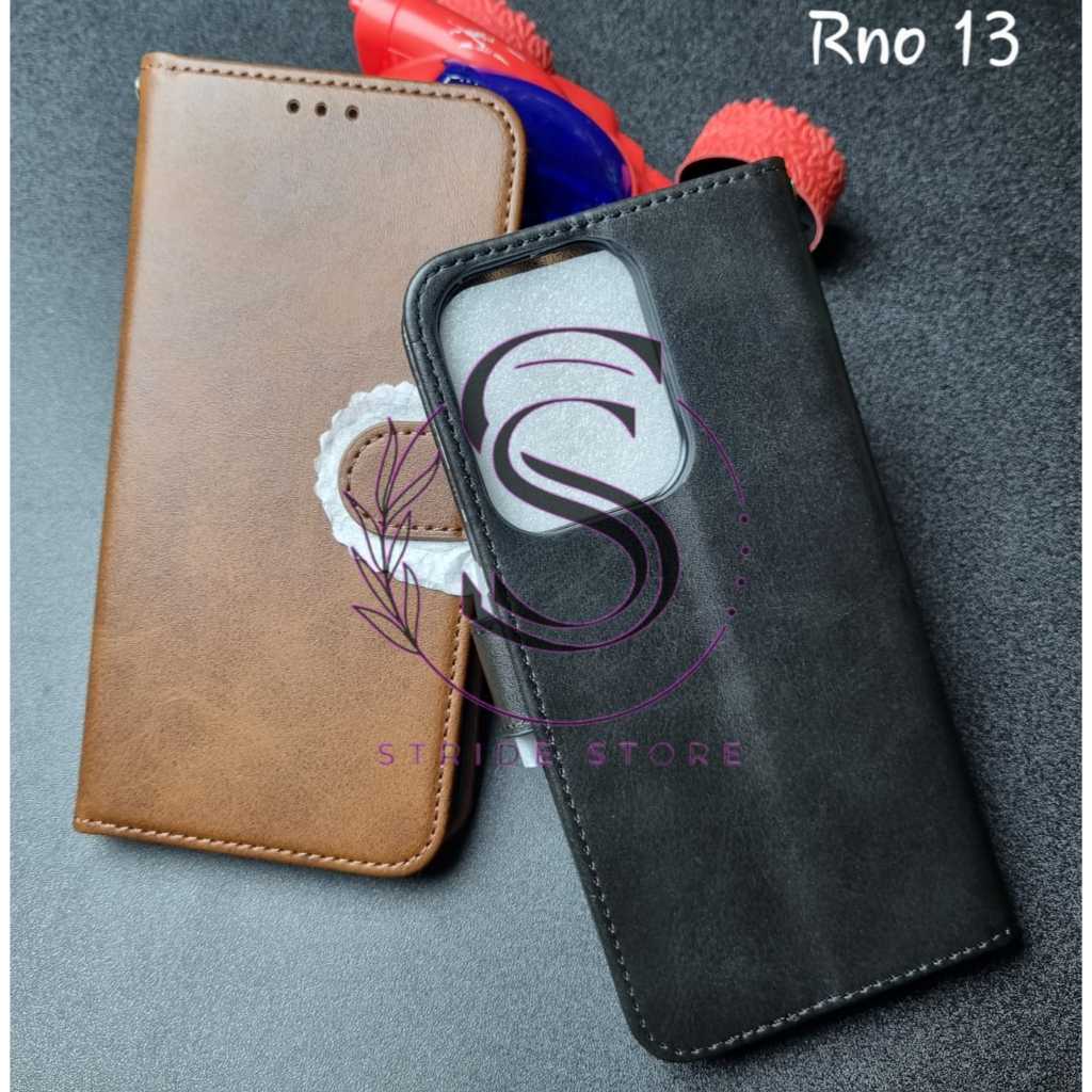 sarung buku case oppo a5 pro oppo a5 oppo a5x oppo reno 13 reno 13 pro reno 13f dompet kartu flip ca