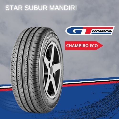 GT Radial Champiro Eco 145 80 R13 Ban Mobil Karimun Wagon ATOZ
