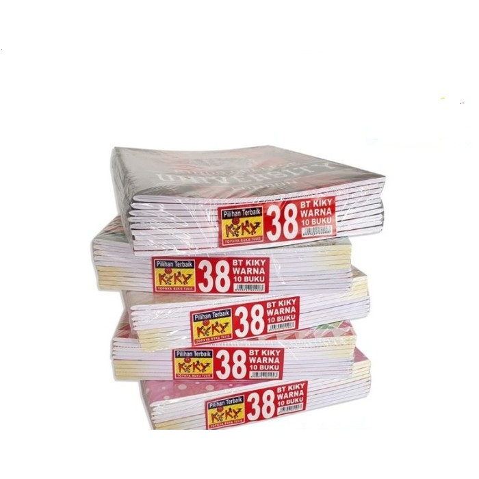 

Buku Tulis Kiky 38 Lembar 1 Pack (10 Buku)