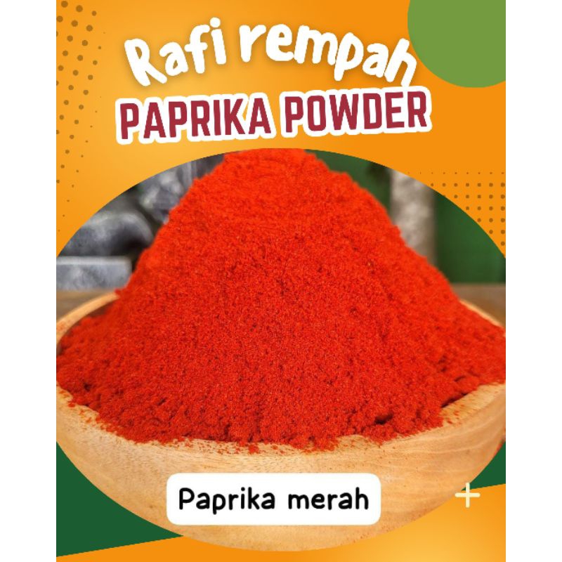 

PAPRIKA MERAH POWDER GRADE A ASLI WARNA MERAH