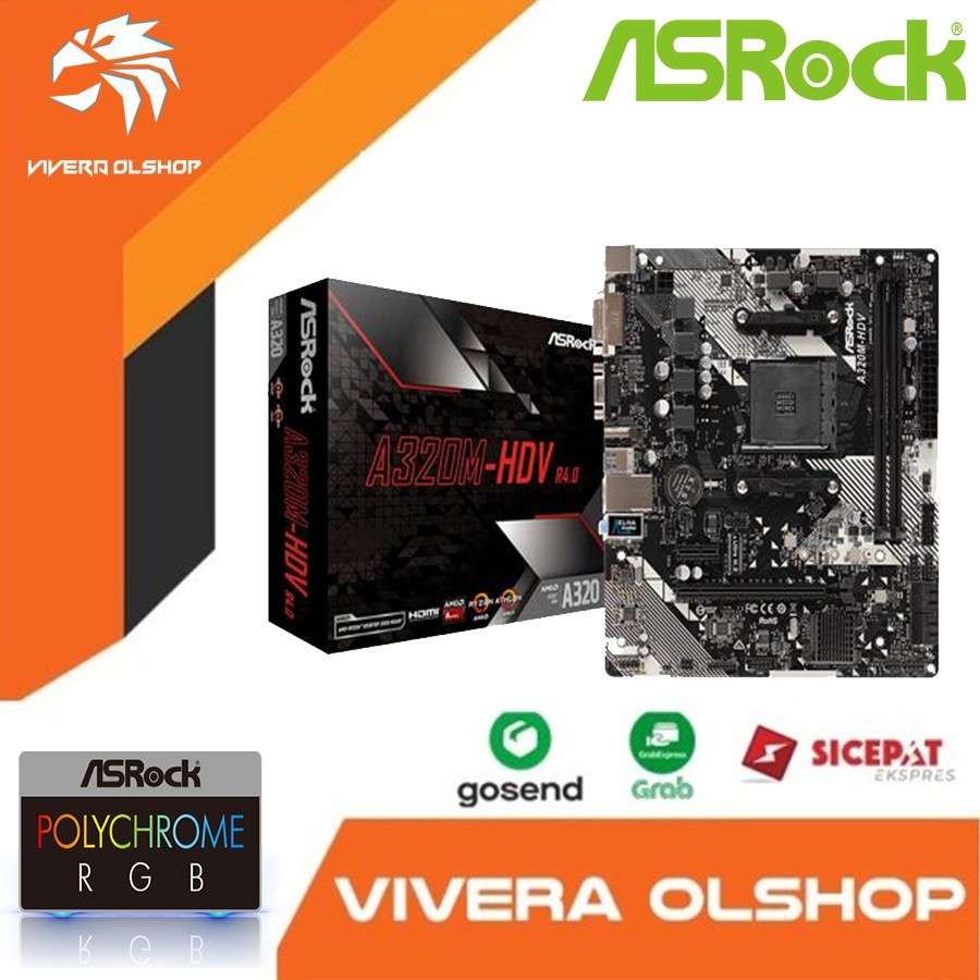 MB Asrock A320M-HDV (AM4, A320, DDR4) (second)