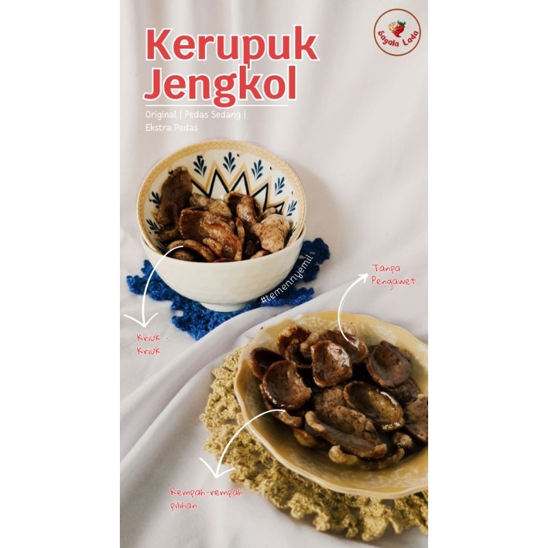 

Kerupuk Seblak - Kerupuk Jengkol 500 gr - Sagala Lada