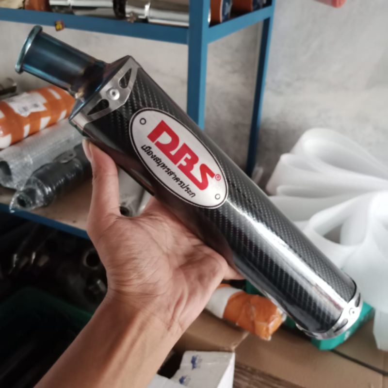 DBS Canister 2Stroke Stainless Carbon Type Only - Muffler/Ekzos 2Stroke