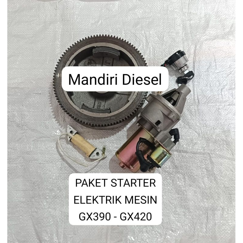 PAKET STARTER ELEKTRIK MESIN GX390 dan GX420