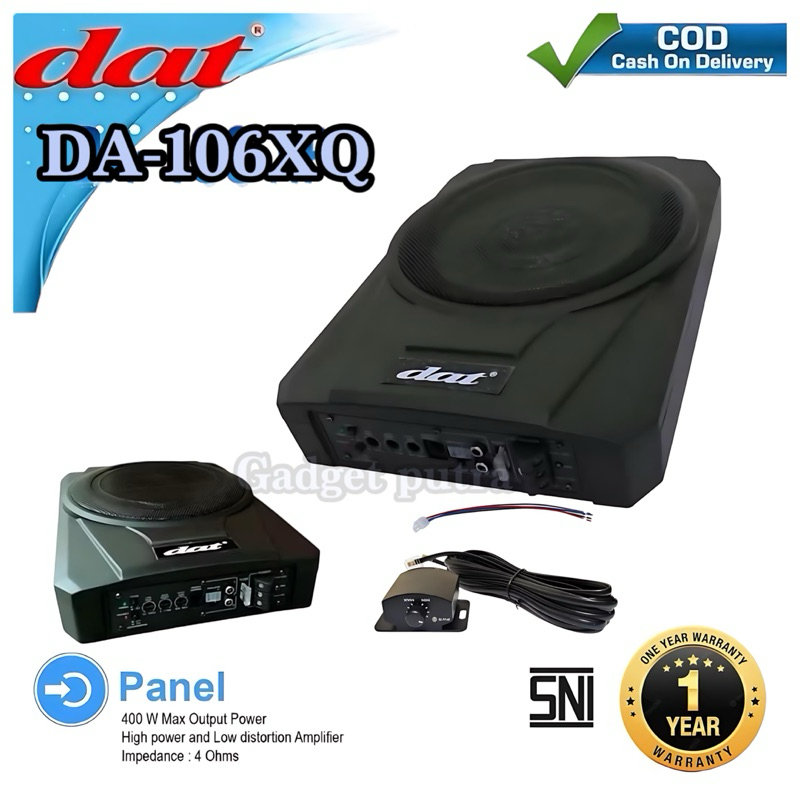 Basstube Kolong Car 10 inch DAT Car Subwoofer DA-106XQ Speaker Kolong10 Inch Basstube Kolong 10 Inch