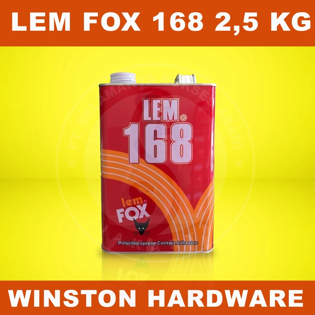 

Lem Kuning Galon Kecil HPL Lem Fox 168 2,5 Kg 2500 gram